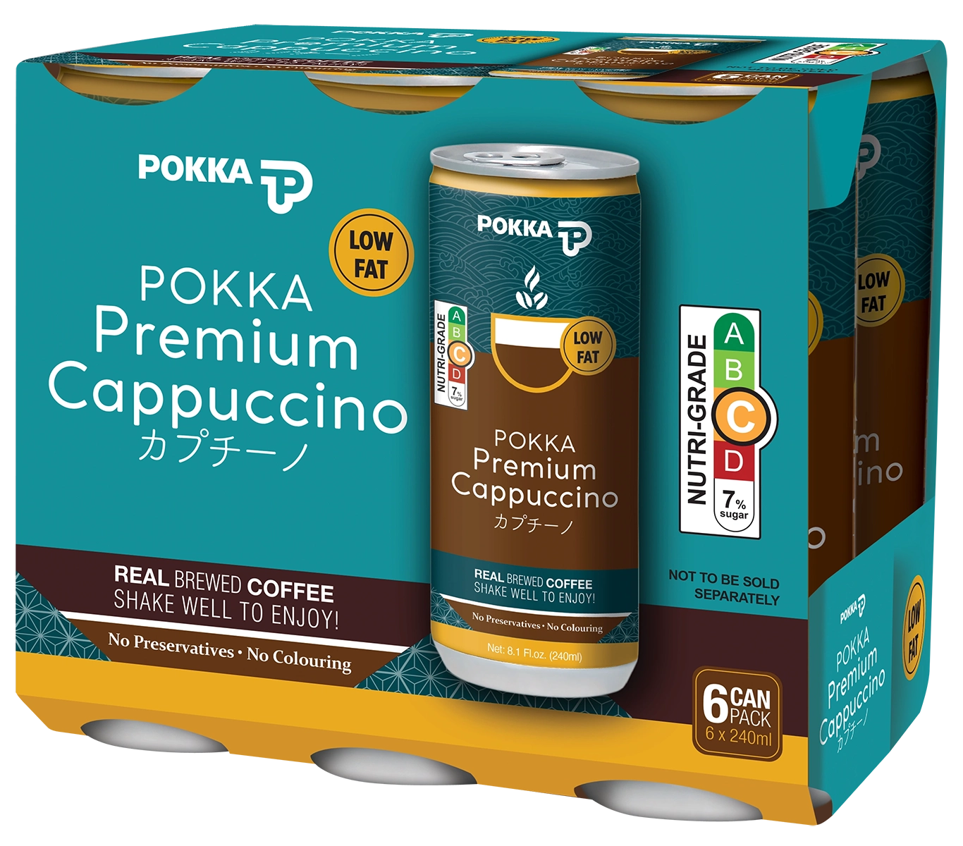 Pokka Premium Cappuccino Can 240ml - Image 2