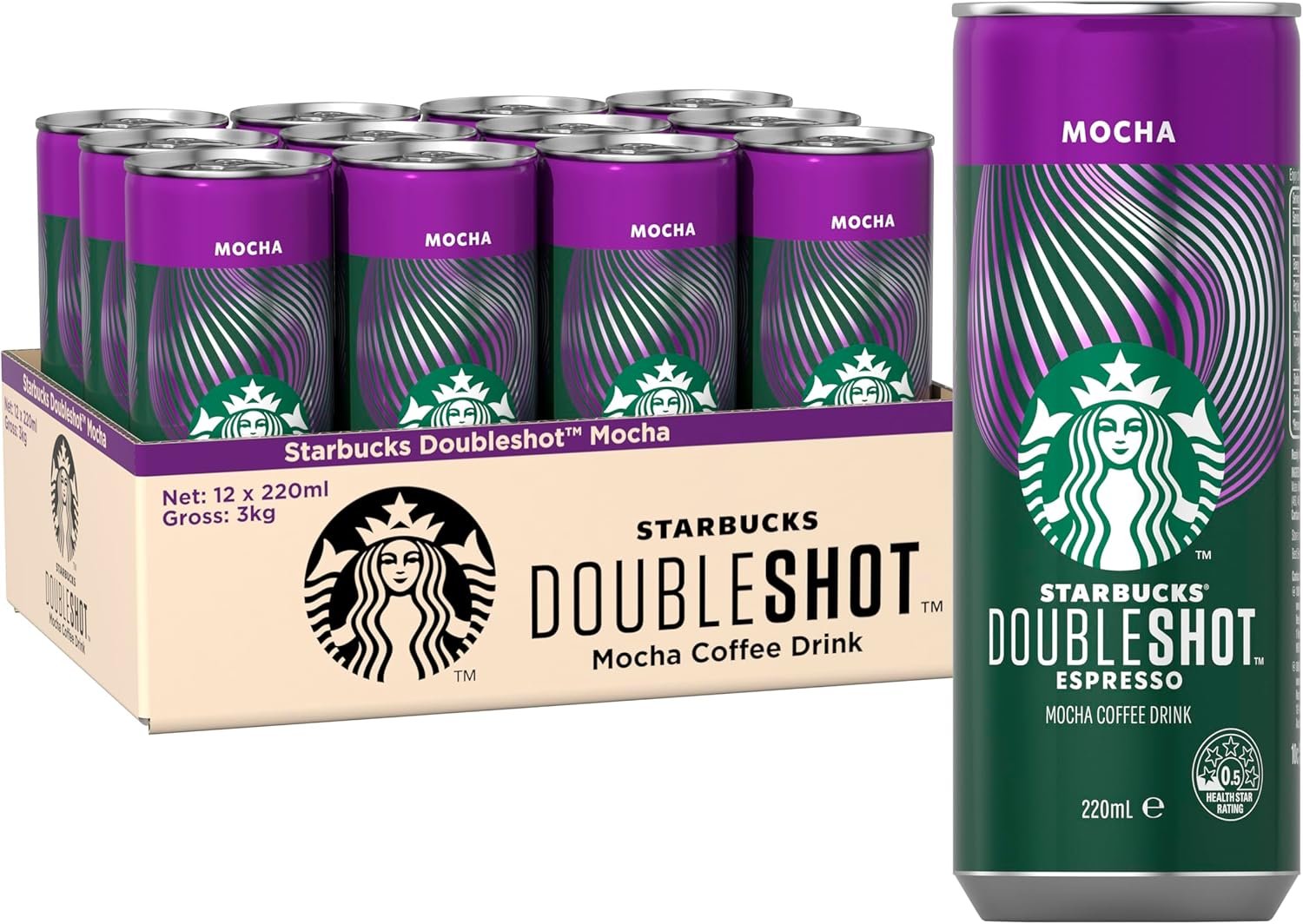 Starbucks Doubleshot Mocha (220ml Can) - Image 2