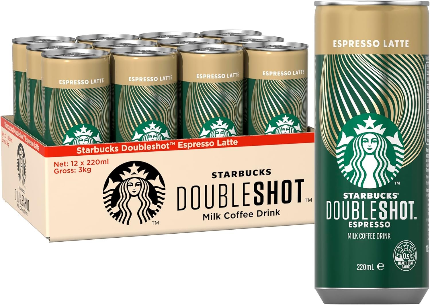 Starbucks Doubleshot Expresso Latte Can 220ml - Image 2
