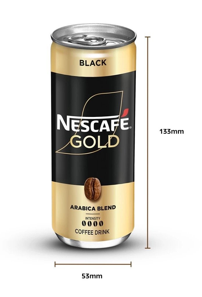 Nescafe Gold Black Arabica Can 240ml