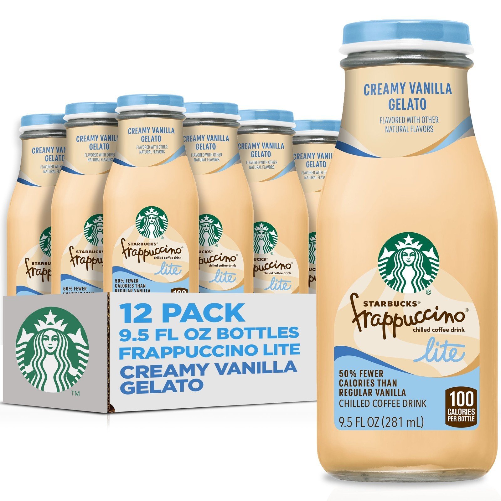 Starbucks Frappuccino Bottle Creamy Vanilla Gelato 405ml - Image 2