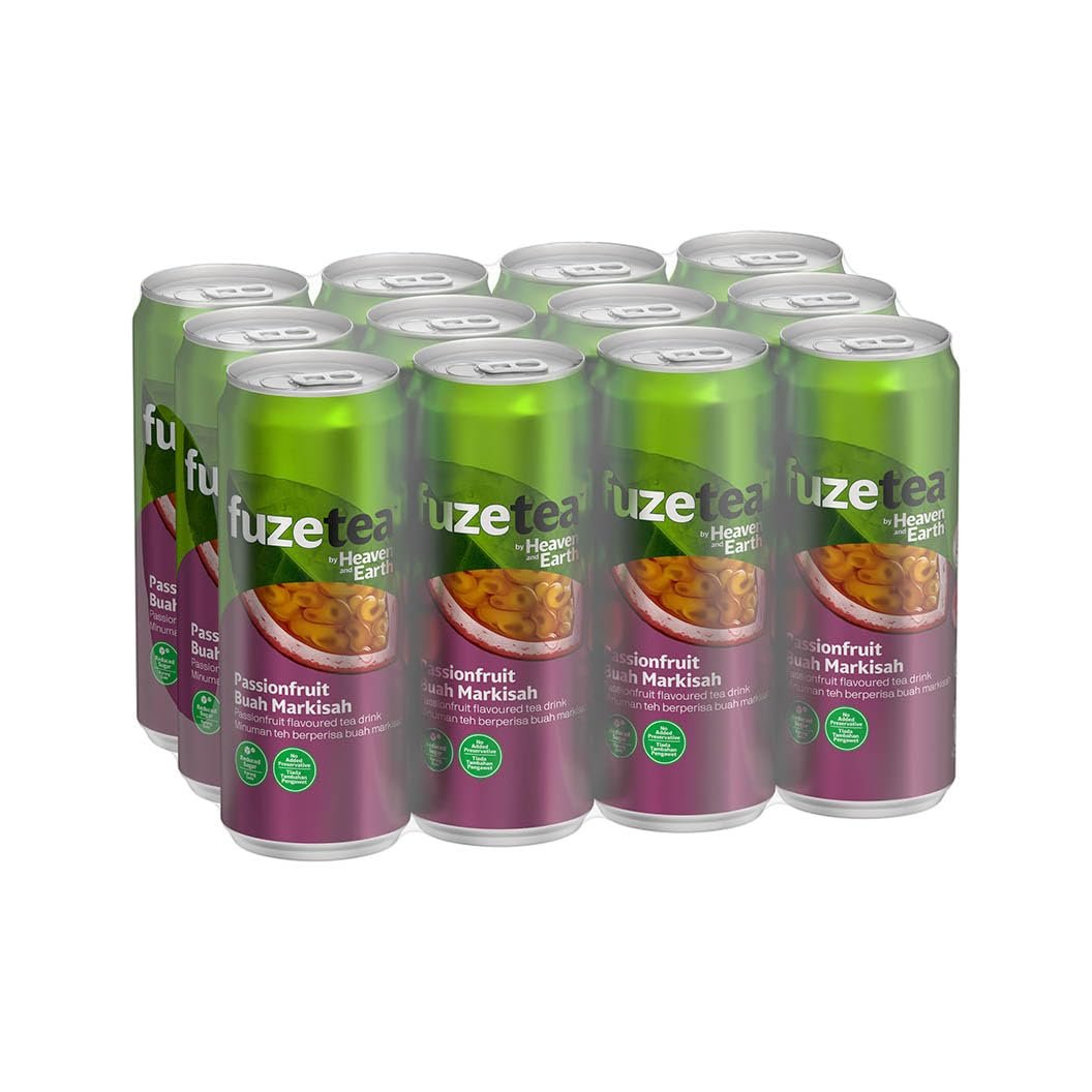 Heaven & Earth Ice Passion Fruit Tea 300ml (Can) - Image 2