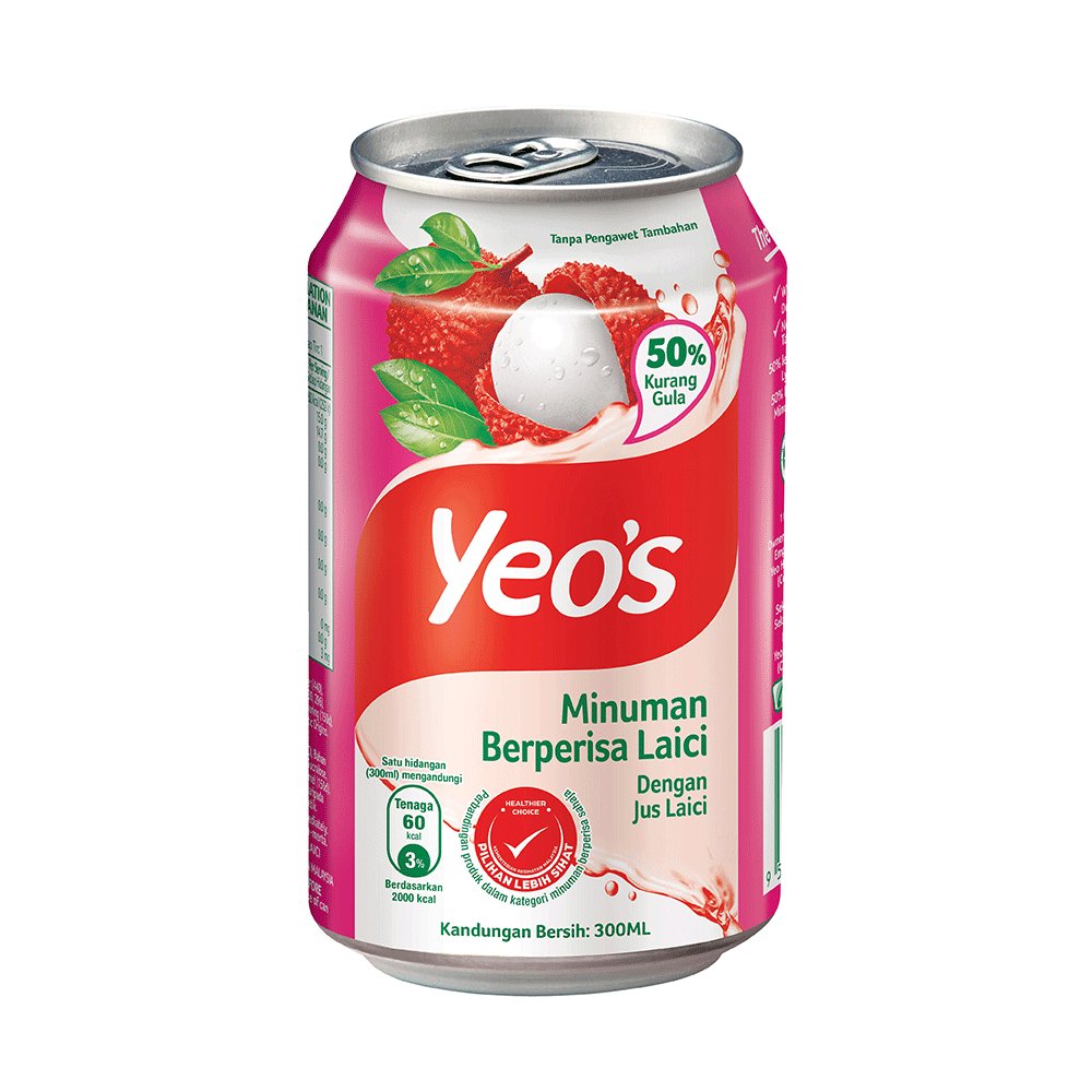 Yeo’s Lychee 300ml (Can)